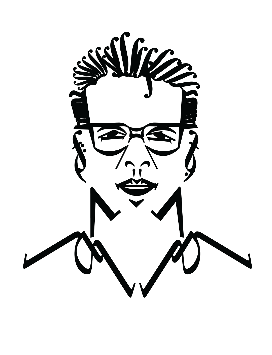 Type Portrait of Andy Clarke